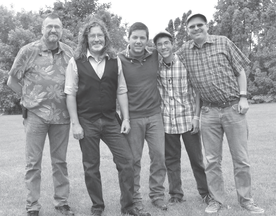 Nothin’ Fancy, from Virginia, was a headliner at the 2017 Galop Canal Bluegrass Festival. Pictured are band members Mike Andes, Mitchell Davis, Chris Sexton, James Cox and Caleb Cox. (The Leader/Gibb photo)
